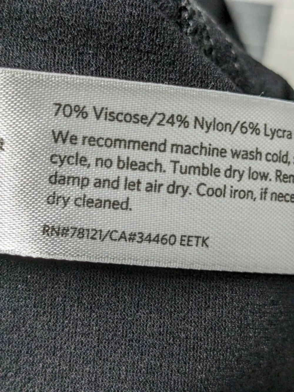 Eileen Fisher material viscose